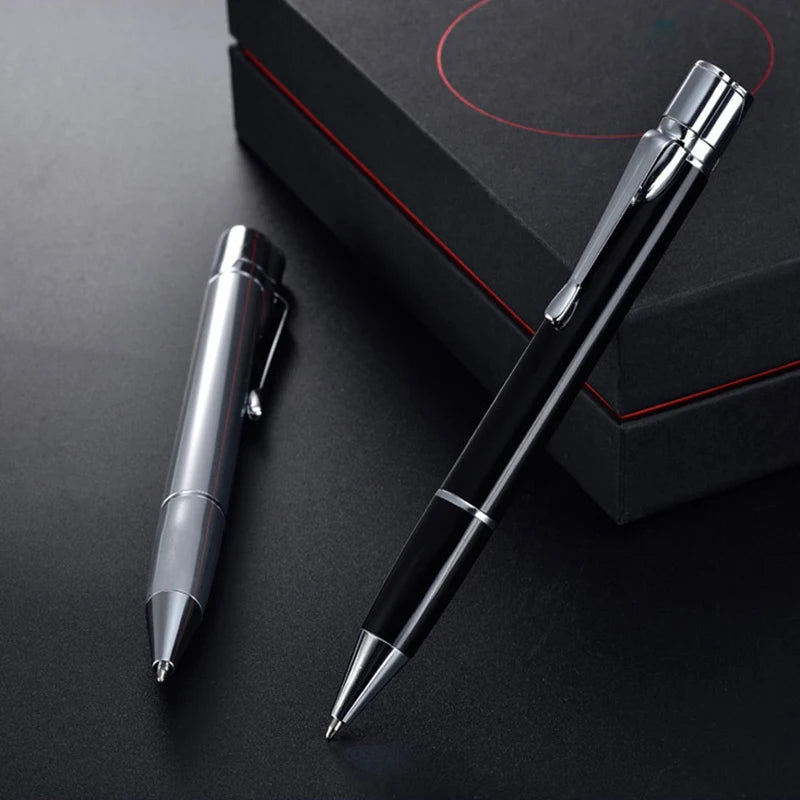 Ultra-Thin Metal Torch Lighter – Pen-Style Butane Jet Flame Gadget