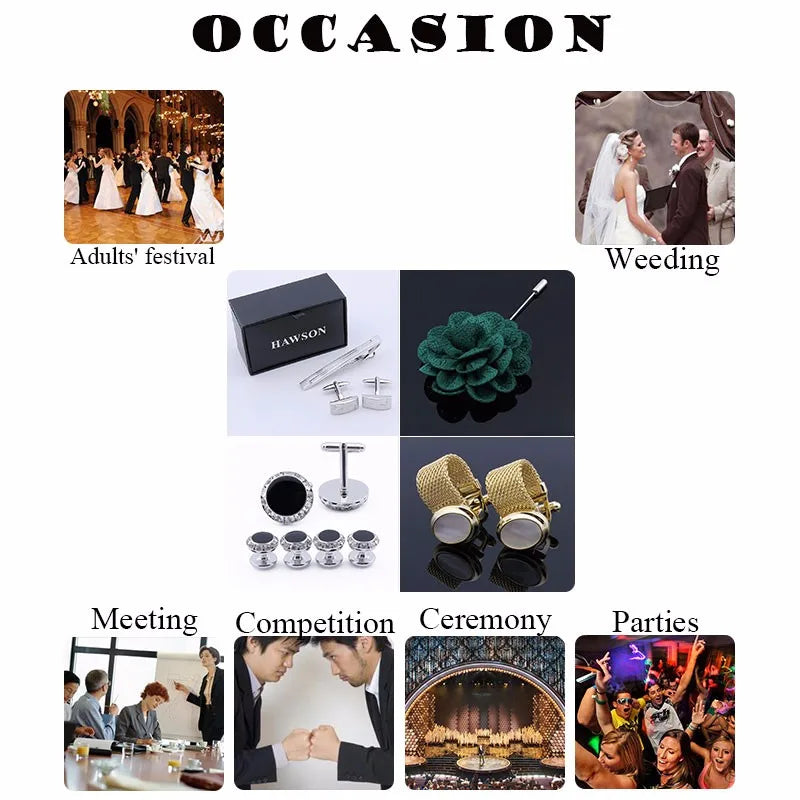 Freemason Masonic Tie Clip & Cufflinks Set – Men’s Jewelry & Accessories