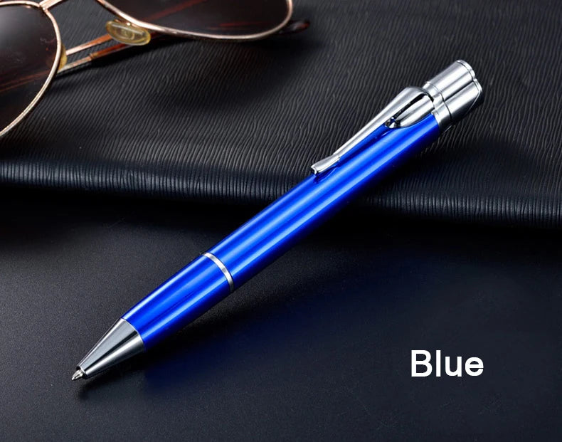 Ultra-Thin Metal Torch Lighter – Pen-Style Butane Jet Flame Gadget