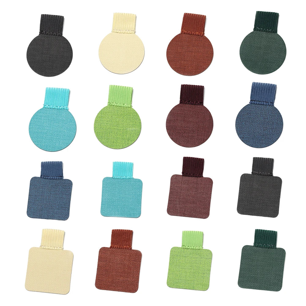 Self-Adhesive Leather Pen Holder – 31 Colors Elastic Loop for Notebooks & Journals