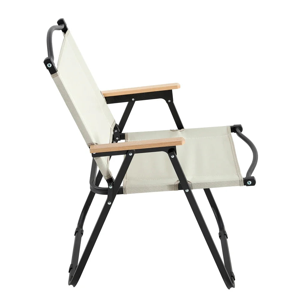 1-Piece Folding Outdoor Camping Chair – Beige