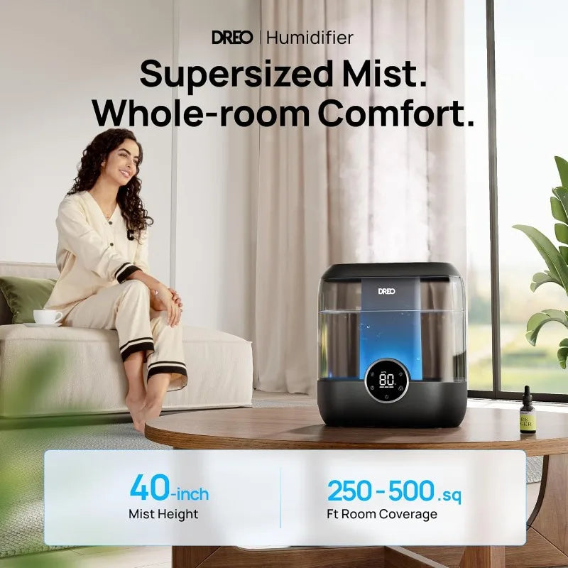 Smart 6L Cool Mist Humidifier – Quiet Ultrasonic Bedroom