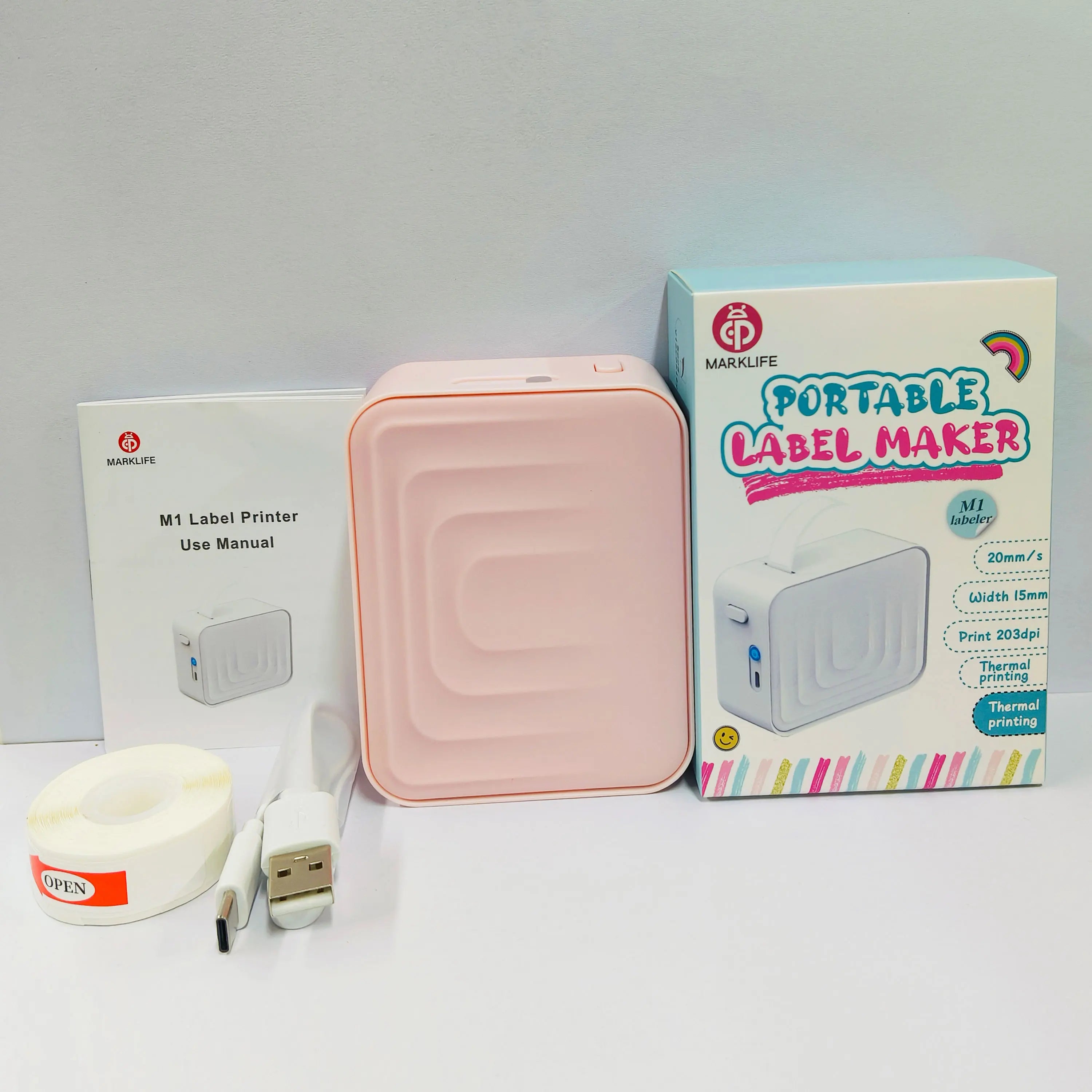 Marklife M1 Portable Thermal Label Printer – Bluetooth