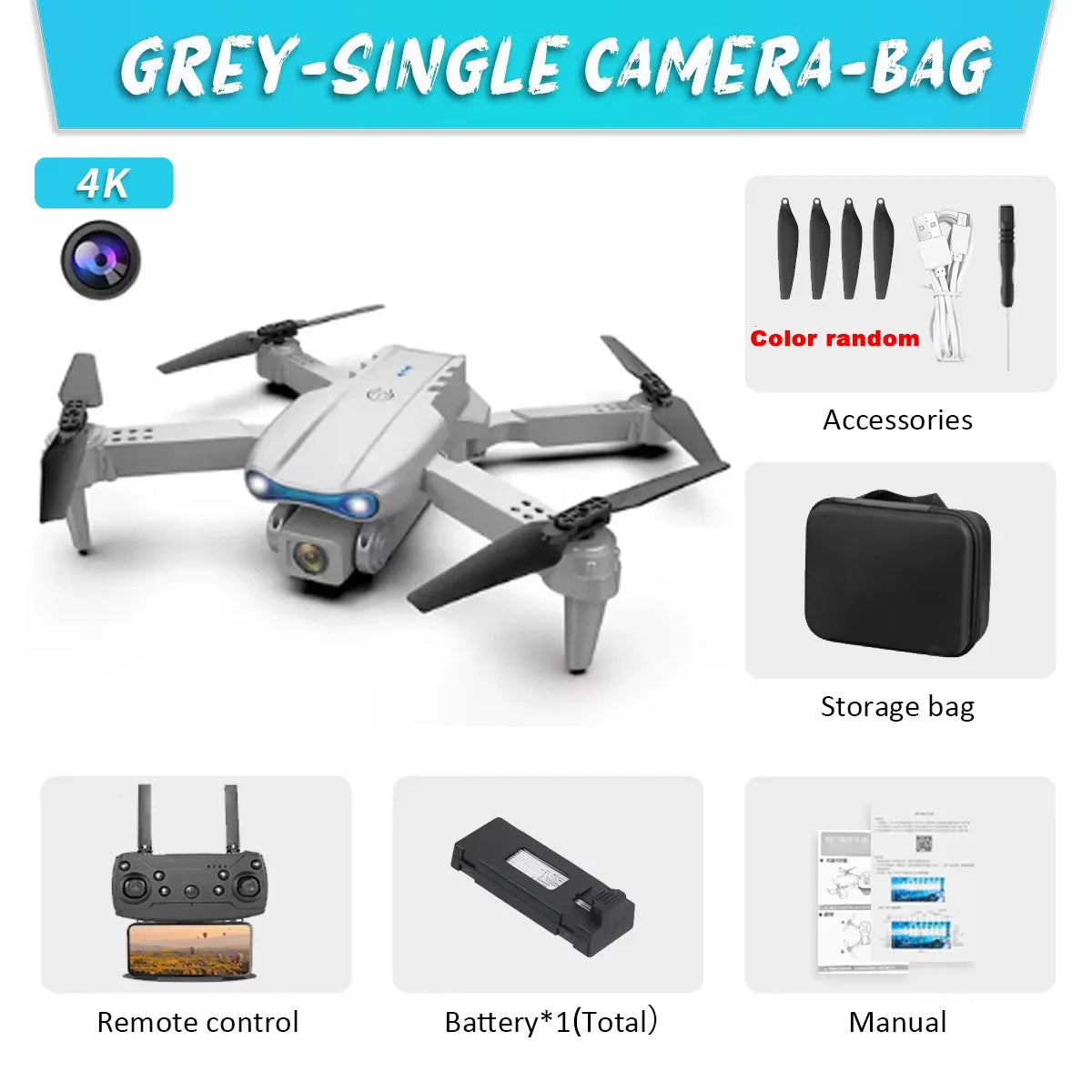 E99Pro 4K Dual Camera Drone with Obstacle Avoidance