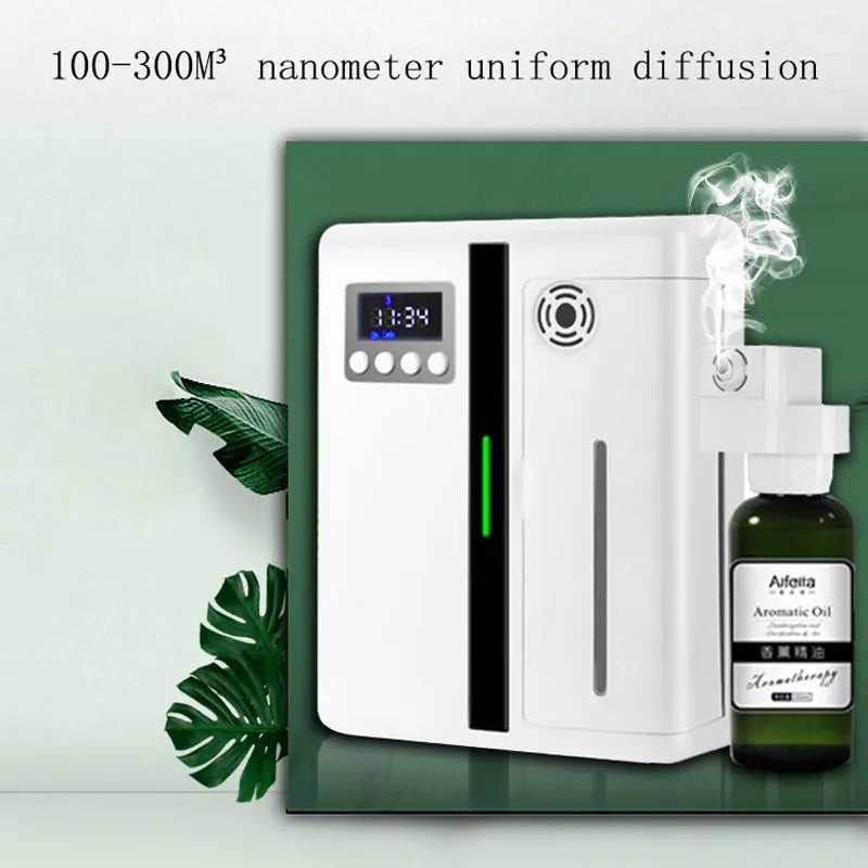 160ML Wall-Mounted Aroma Diffuser – Scent Machine with Fan for Hotel & Large Areas