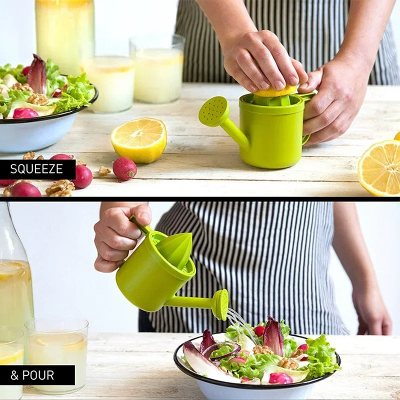 Mini Manual Lemon Juicer – Watering Can Shape Citrus Squeezer