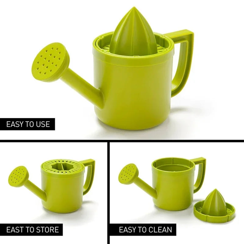 Mini Manual Lemon Juicer – Watering Can Shape Citrus Squeezer