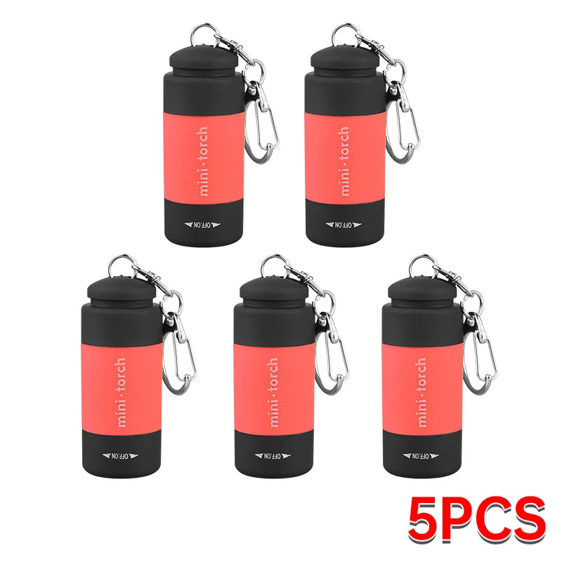 Outdoor KeycI keep on forgetting it's only 9 in the morning I felt hain Flashlight Rechargeable LED Mini Pocket Flashlight For Camping Hiking Emergencies