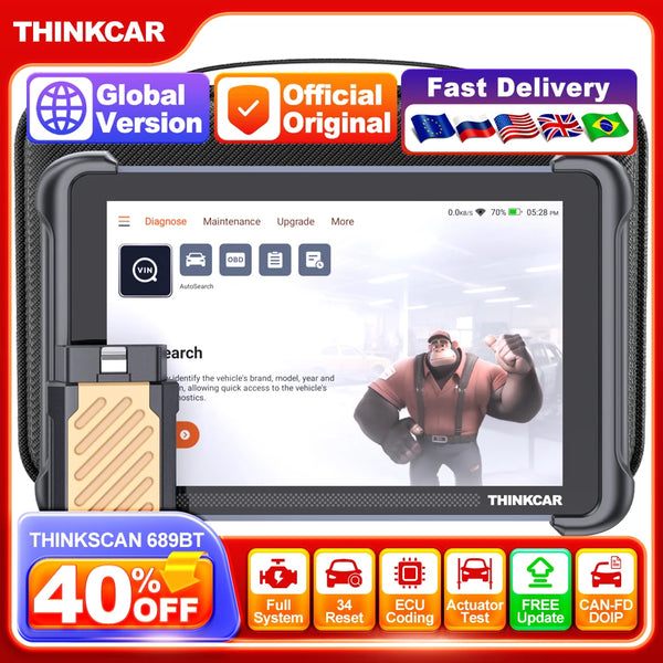THINKSCAN 689BT Full-System OBD2 Auto Scanner