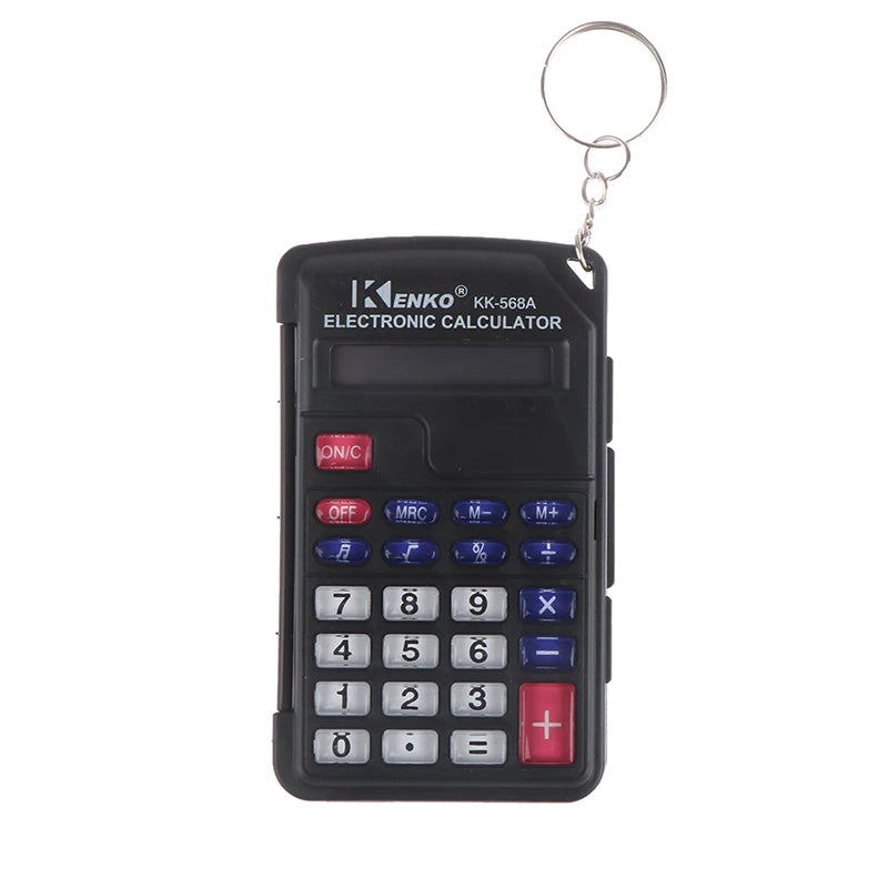 Mini Crystal Clear Clamshell Calculator – Pocket Size