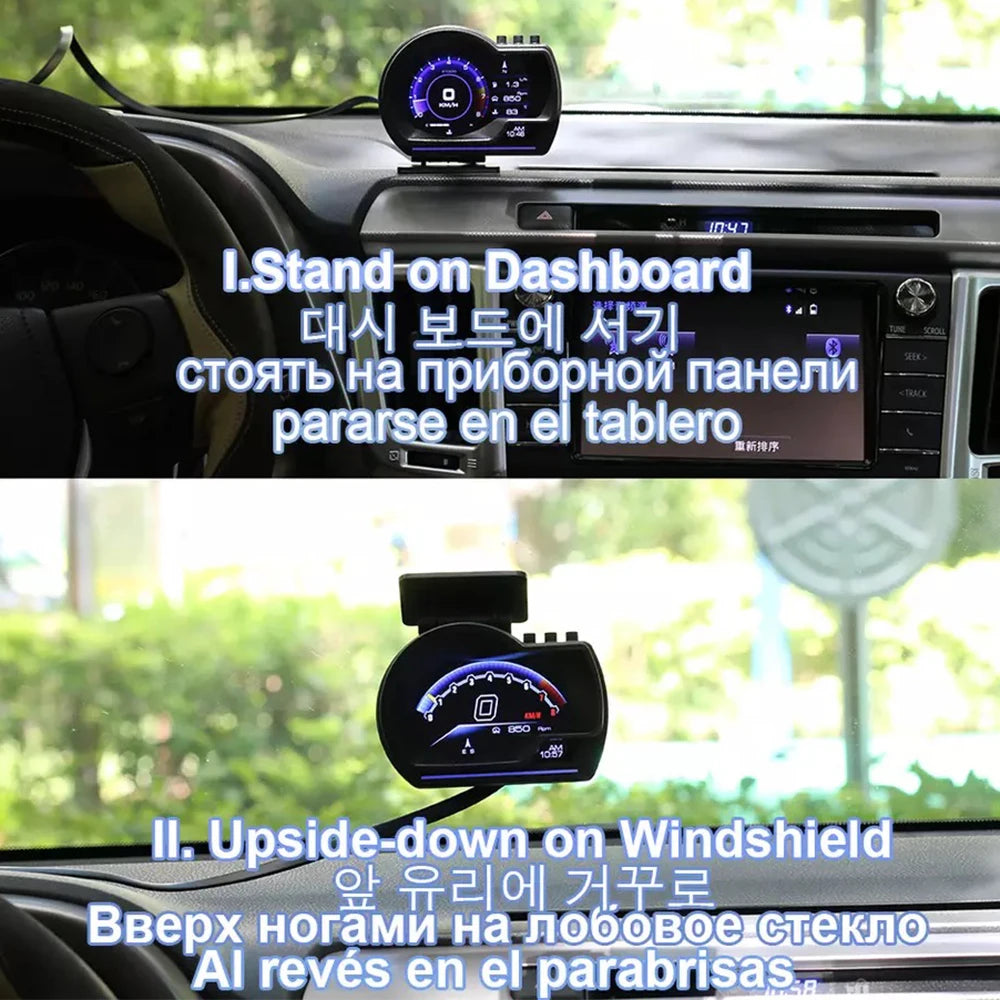 Newest A501 Car Head-Up Display (HUD) with Speed & Safety Alerts