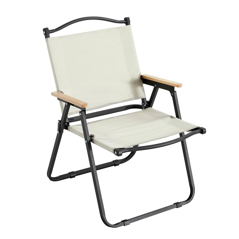 1-Piece Folding Outdoor Camping Chair – Beige