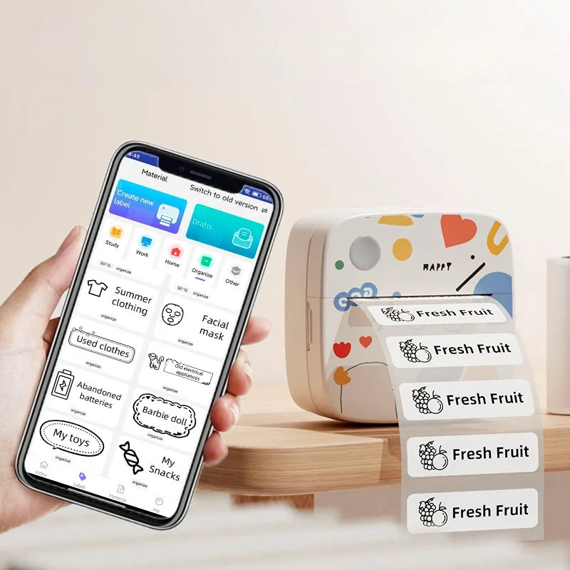 B4 Mini Thermal Printer – Bluetooth Photo & Label Maker