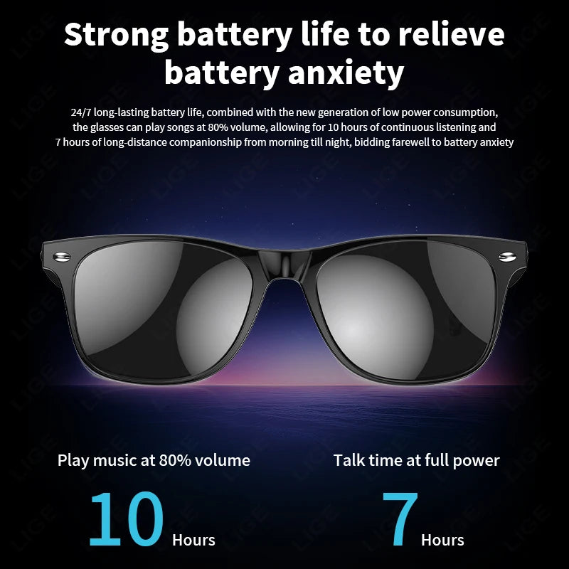 AI Smart Bluetooth Translator Sunglasses