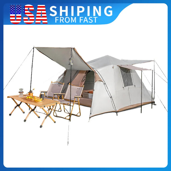 3-5 Person Double-Layer Waterproof Camping Tent
