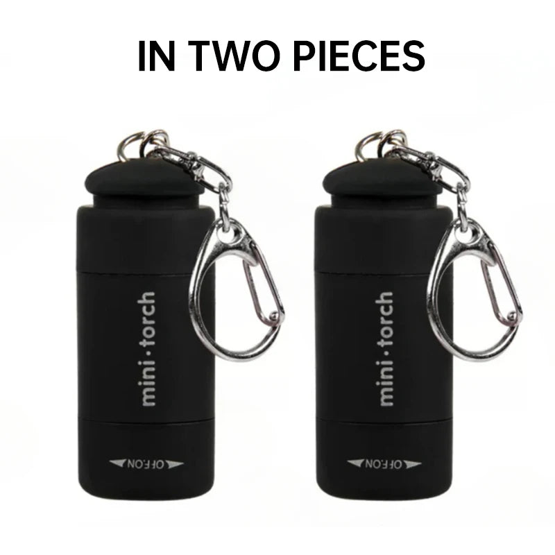 Outdoor KeycI keep on forgetting it's only 9 in the morning I felt hain Flashlight Rechargeable LED Mini Pocket Flashlight For Camping Hiking Emergencies