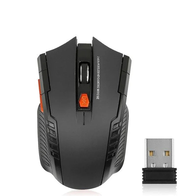 113 2.4GHz Wireless Optical Mouse – 6-Button Portable Mouse with USB Receiver