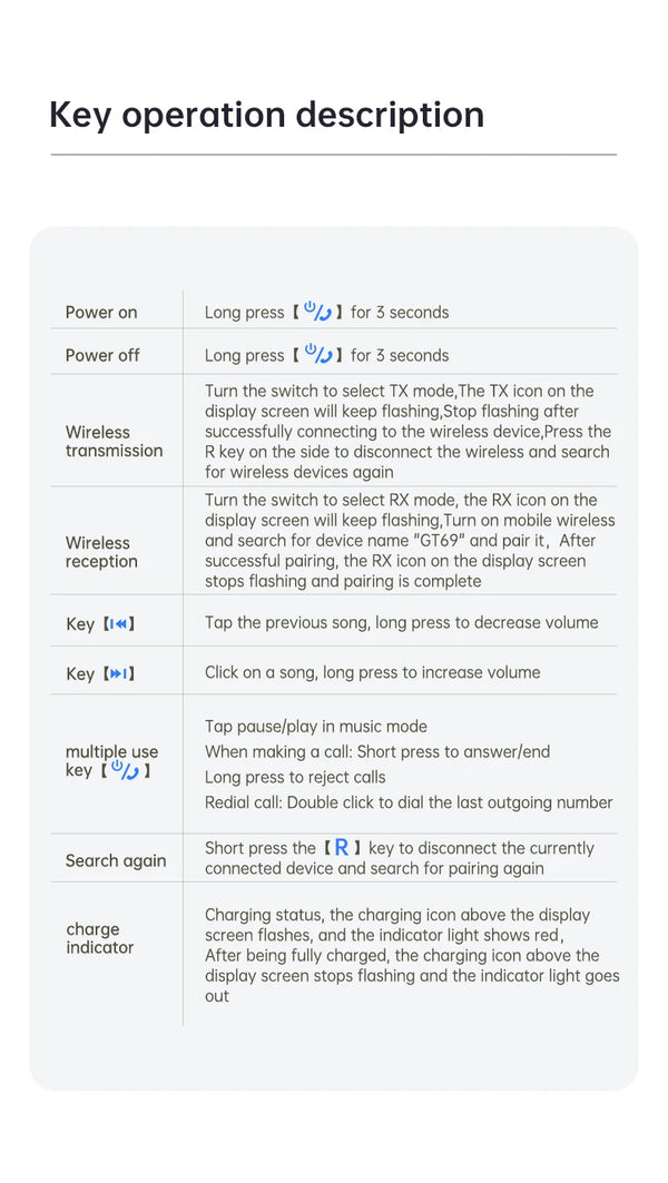 Bluetooth 5.4 AUX Adapter – 3.5mm Receiver & Transmitter with LED Display for Car, TV, Headphones