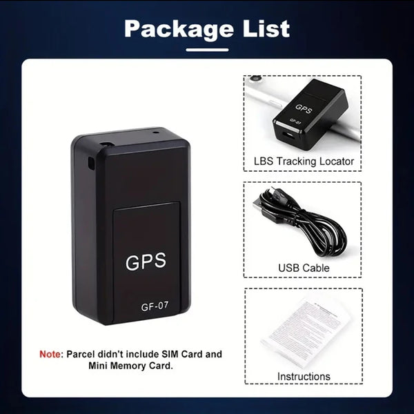Mini Magnetic GPS Tracker – Real-Time Anti-Theft Vehicle & Personal Locator