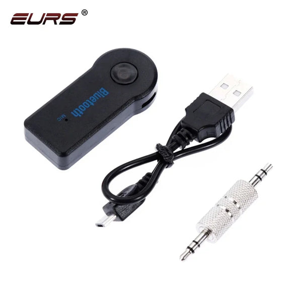 2-in-1 Wireless Bluetooth 5.0 Audio Receiver Adapter – 3.5mm AUX Jack
