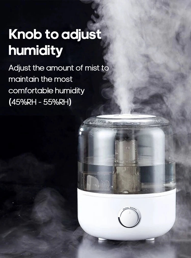 KINSCOTER 3L Large-Capacity Air Humidifier with Remote & Timer