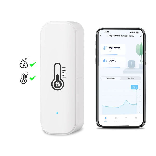 Tuya WiFi Temperature & Humidity Sensor – Smart Home