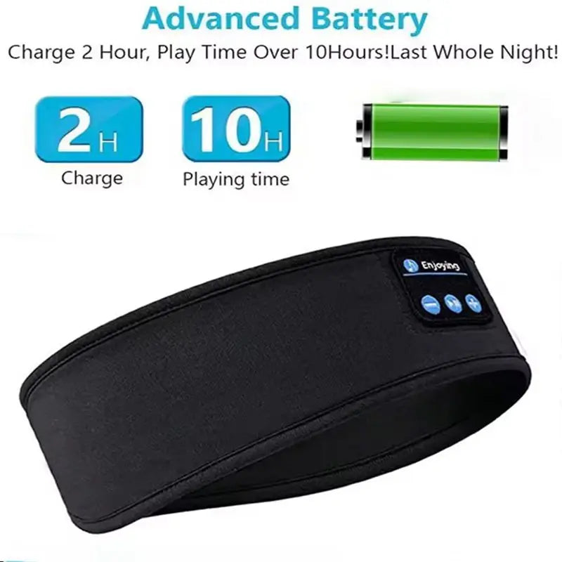 Bluetooth Music Sleep Headband – Wireless Headphones & Eye Mask