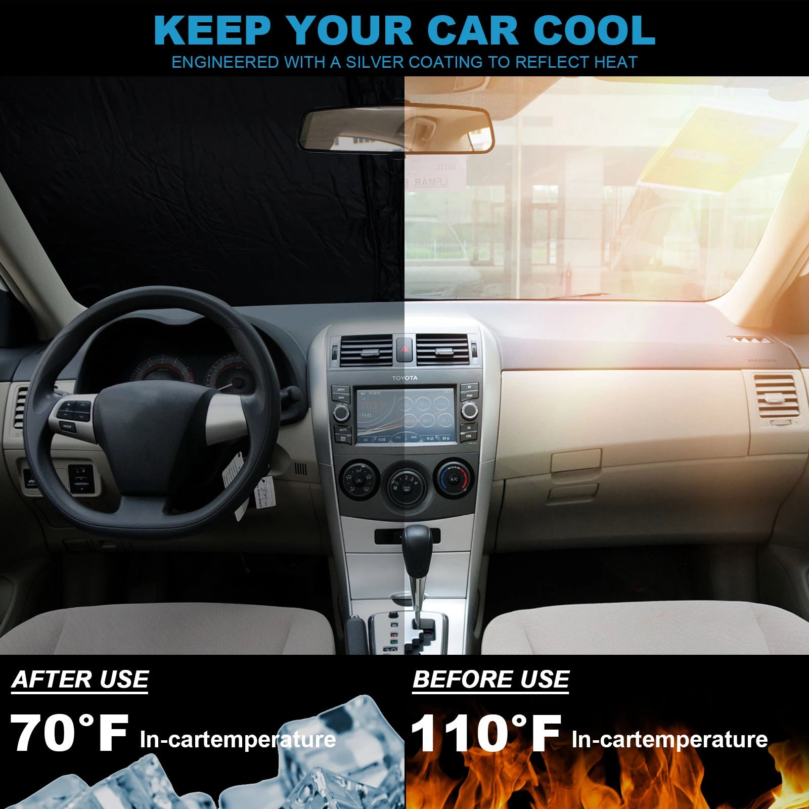 Honda Civic 2006-2011 Windshield Sunshade Cover