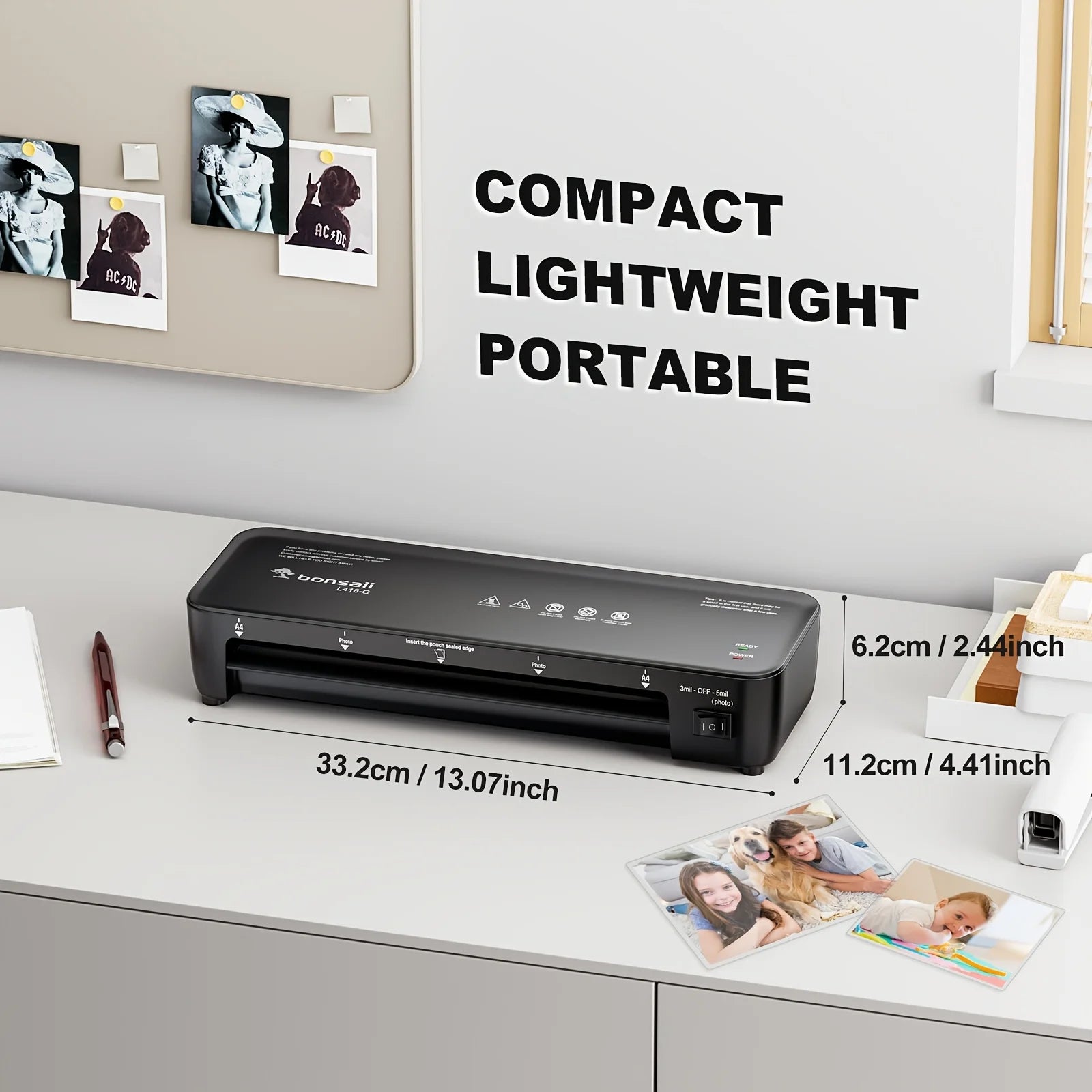 Bonsaii 9" Thermal Laminator – Never Jam Technology