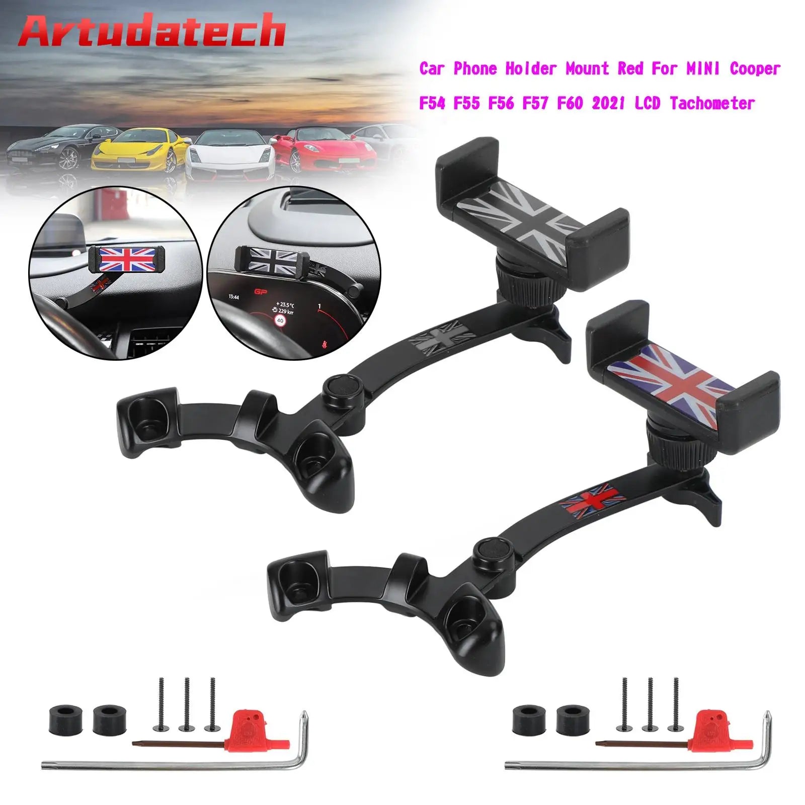 Artudatech Car Phone Holder for MINI Cooper F54-F60