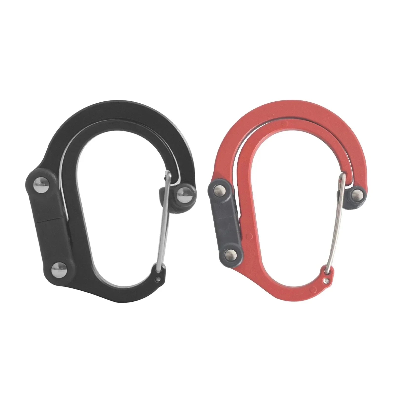 Hybrid Gear Clip Carabiner – Rotating Non-Locking Hook for Camping, Hiking & Travel