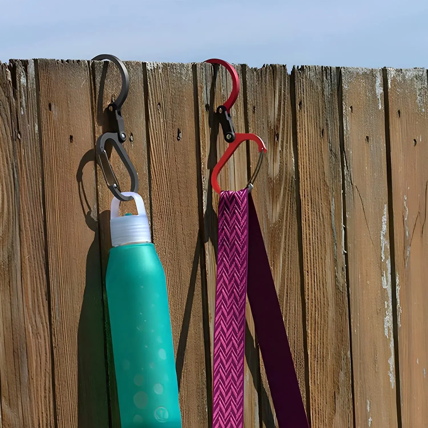 Hybrid Gear Clip Carabiner – Rotating Non-Locking Hook for Camping, Hiking & Travel