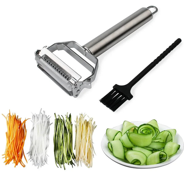 Stainless Steel Multifunction Peeler and Julienne Slicer