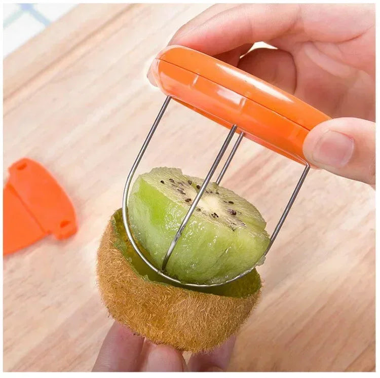 Detachable Stainless Steel Fruit Peeler – Kiwi, Lemon & Salad Tool