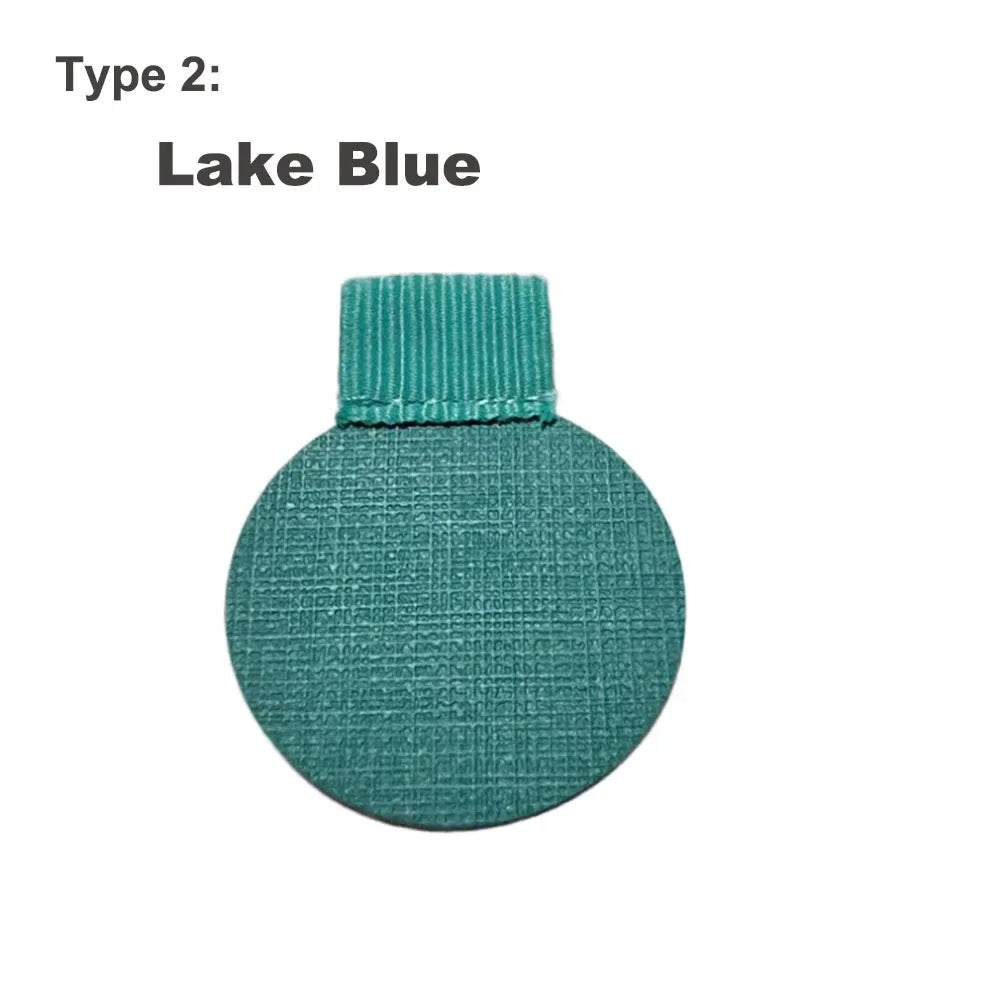 Self-Adhesive Leather Pen Holder – 31 Colors Elastic Loop for Notebooks & Journals