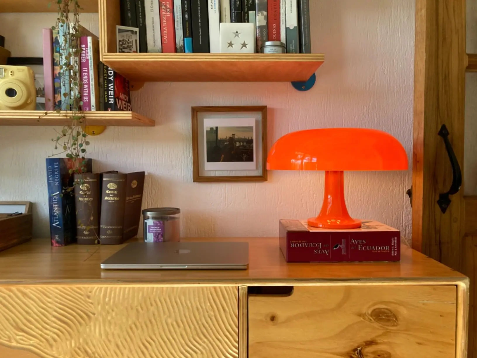 Italian Designer LED Mushroom Table Lamp – Modern Minimalist Bedside Light