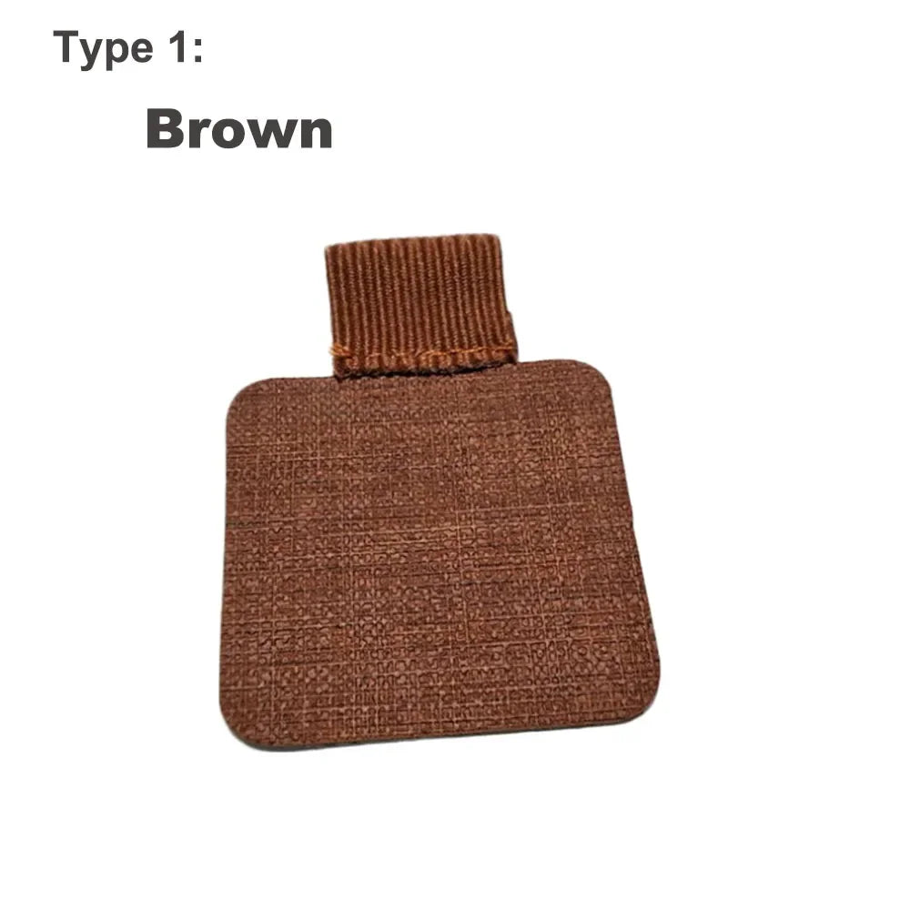 Self-Adhesive Leather Pen Holder – 31 Colors Elastic Loop for Notebooks & Journals