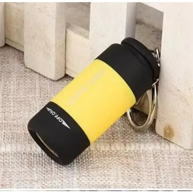 Outdoor KeycI keep on forgetting it's only 9 in the morning I felt hain Flashlight Rechargeable LED Mini Pocket Flashlight For Camping Hiking Emergencies