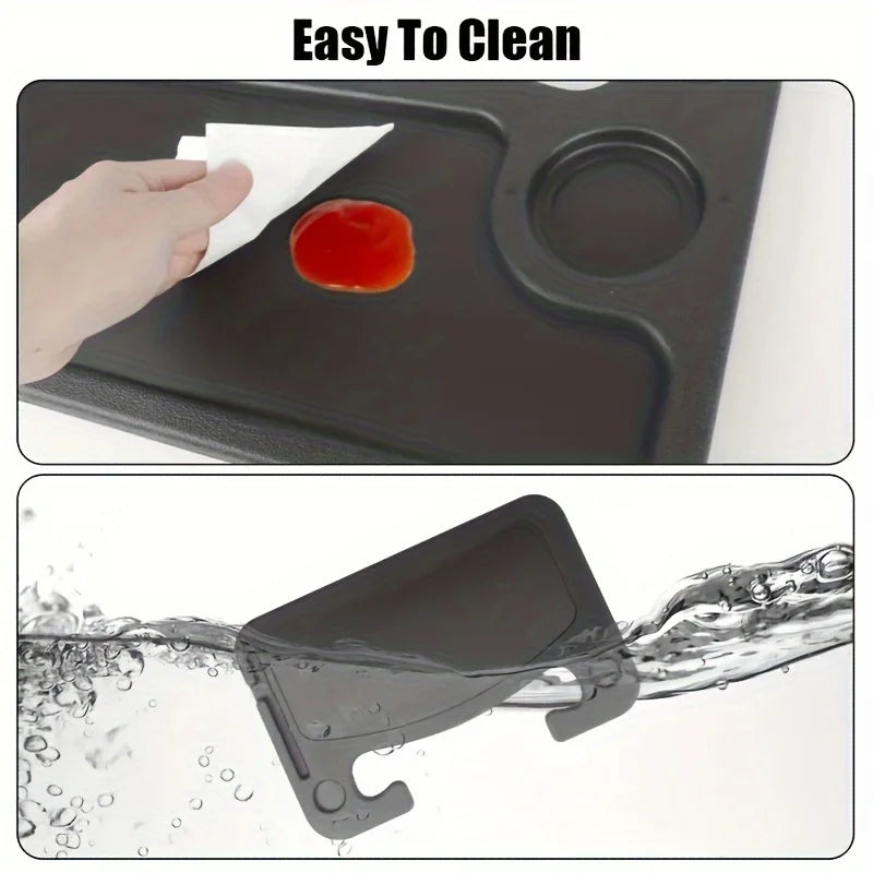 Deluxe Steering Wheel Tray Table with Card Holder