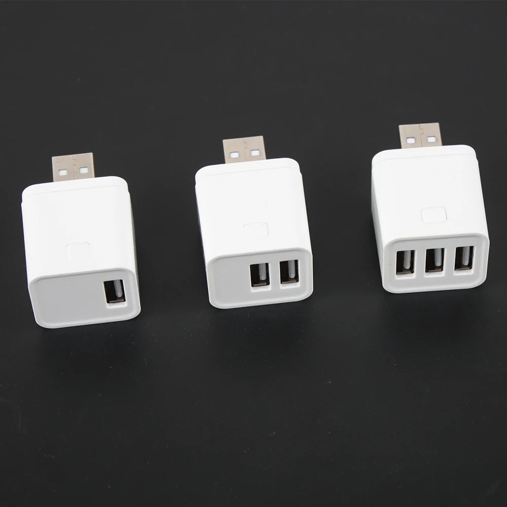 Tuya Smart USB Adaptor – WiFi/Zigbee Mini Plug with Timer & Voice Control