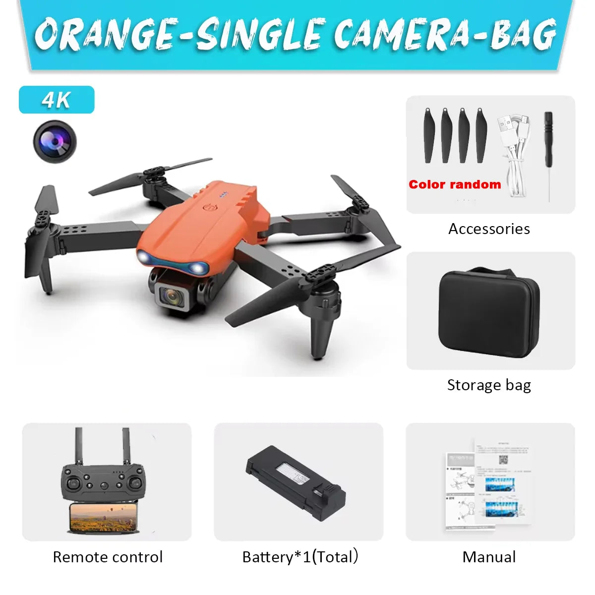 E99Pro 4K Dual Camera Drone with Obstacle Avoidance