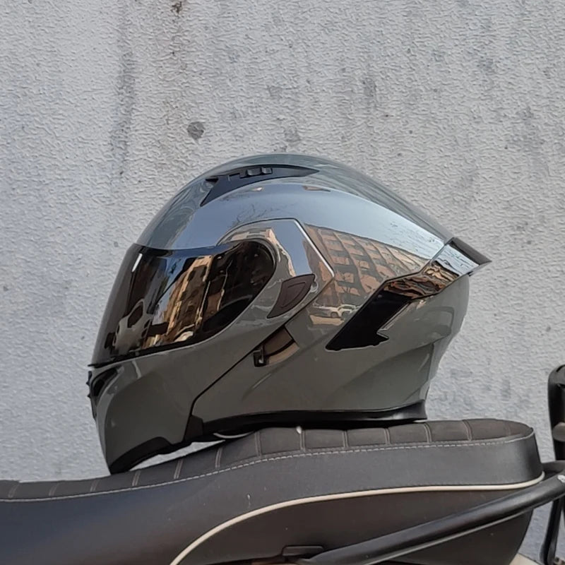 ORZ-991 Modular Flip-Up Motorcycle Helmet: