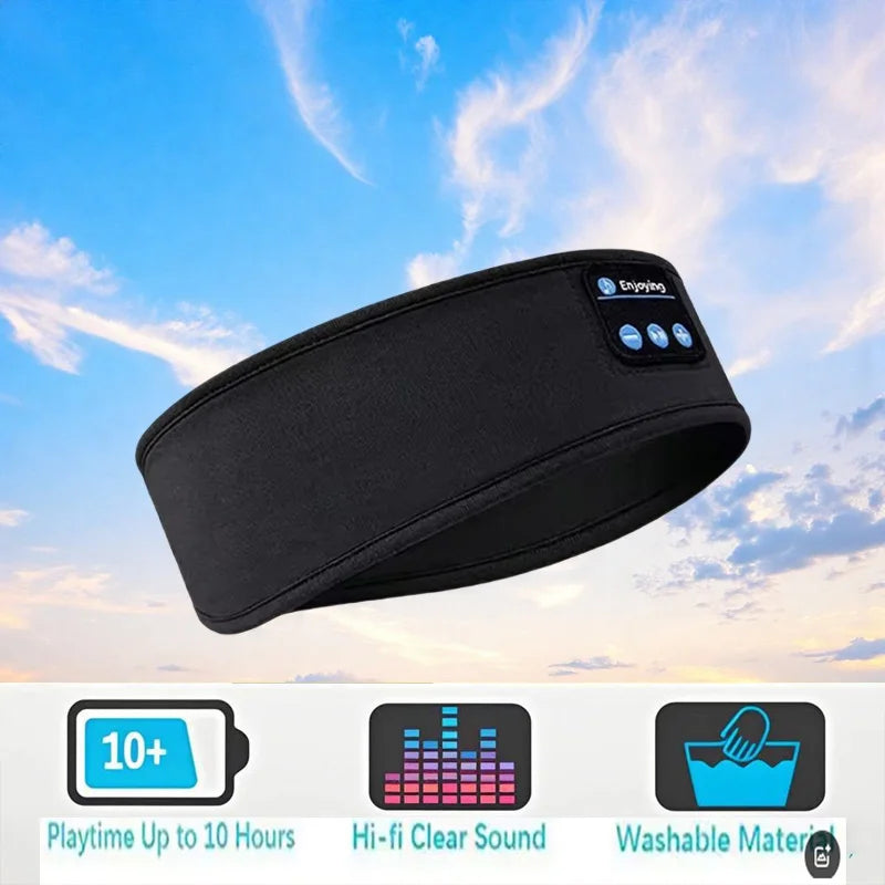 Bluetooth Music Sleep Headband – Wireless Headphones & Eye Mask