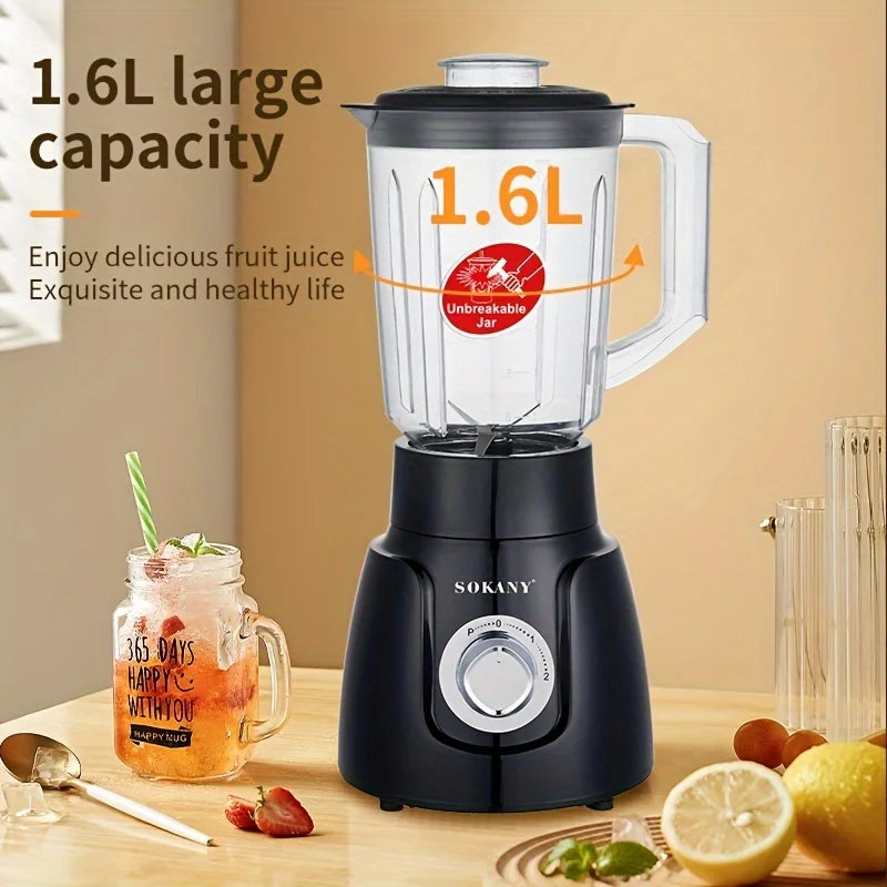 Sokany 500W 1.6L Multi-Function Blender – Juicer & Grinder