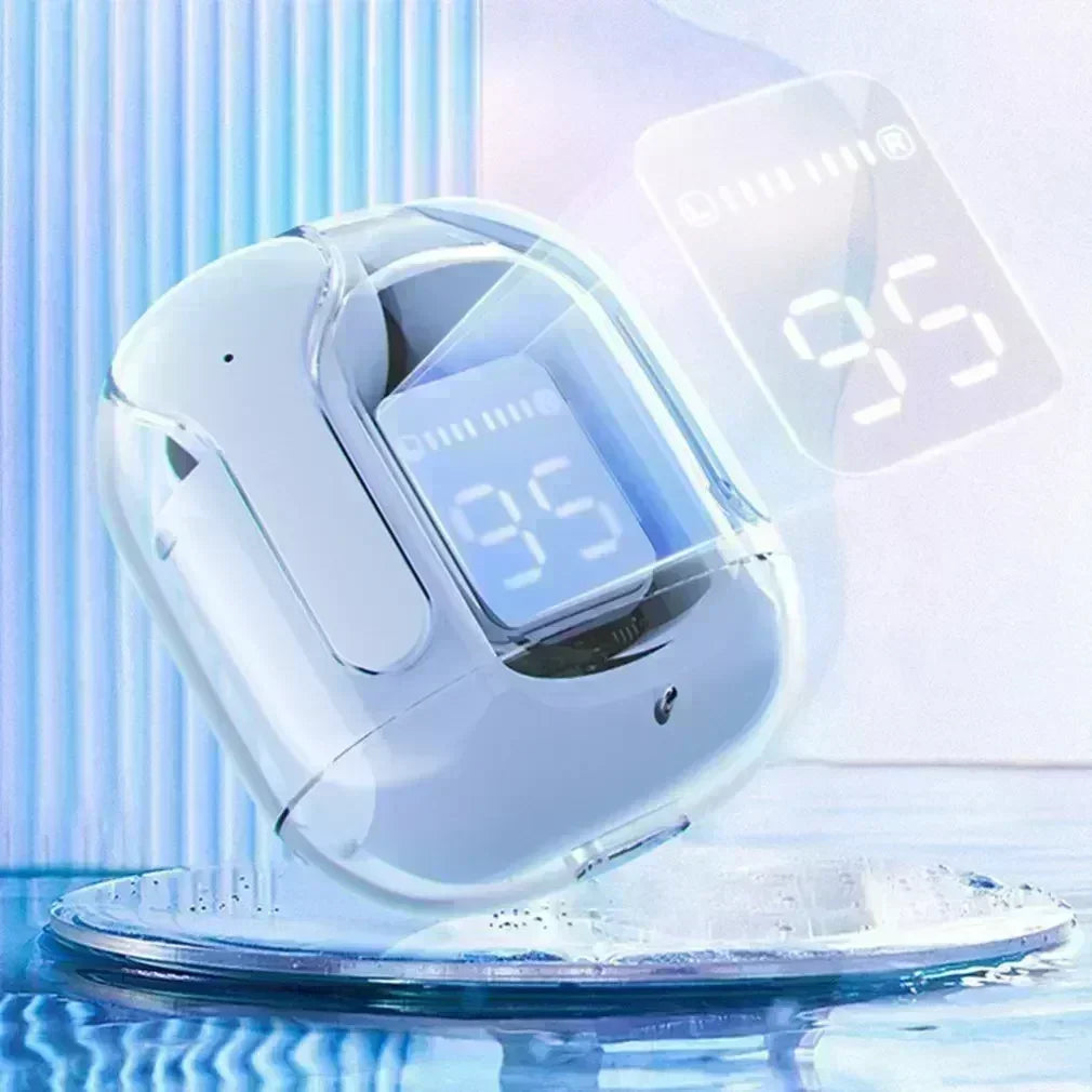 T2 TWS Bluetooth Earbuds – Transparent Wireless Headphones with HiFi Sound & Bluetooth 5.3