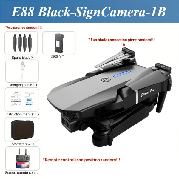 E88 HD Foldable WiFi FPV Drone – Beginner Friendly