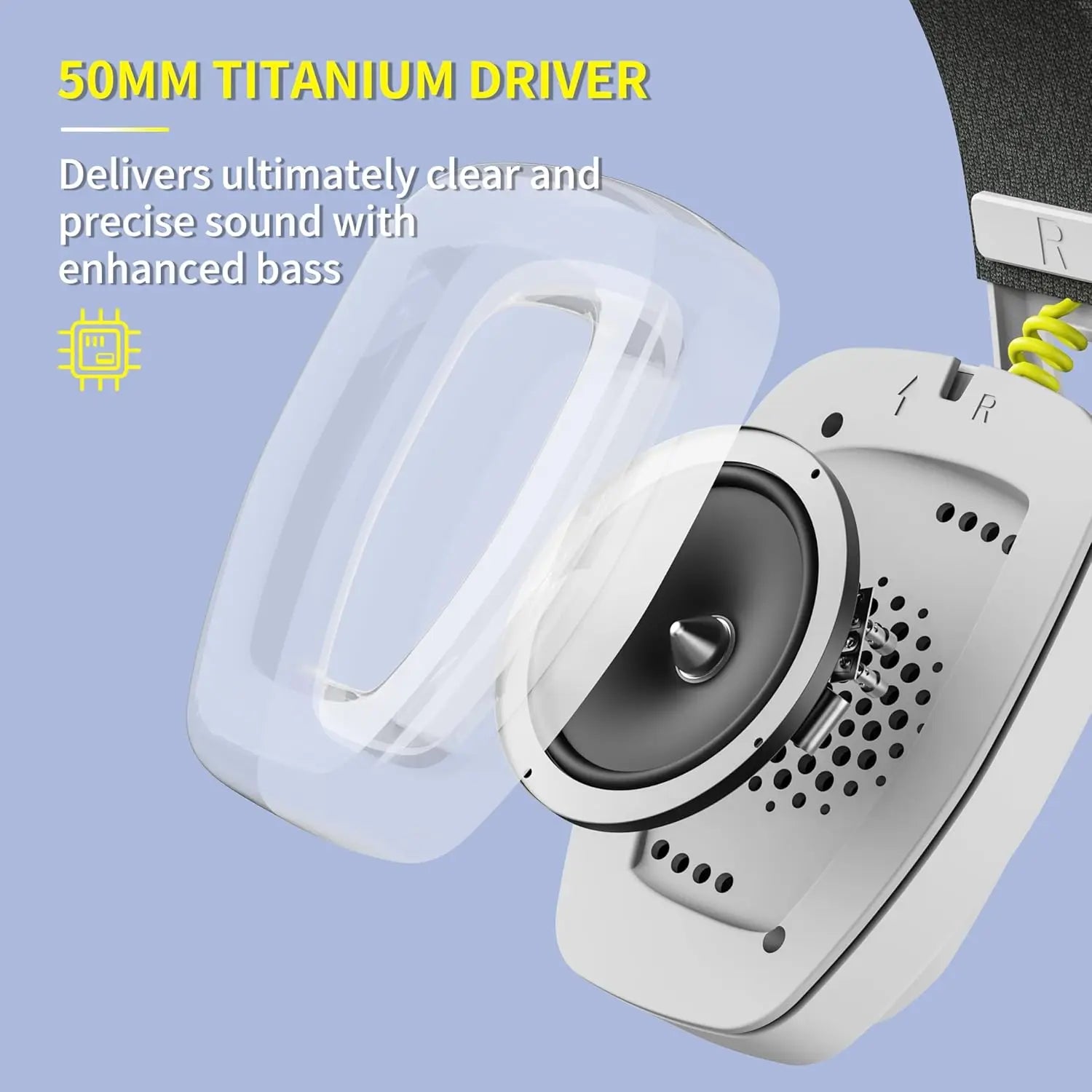 BINNUNE BW06 Wireless Gaming Headset – 2.4GHz & Bluetooth with Mic for PS5, PS4, PC & Mac