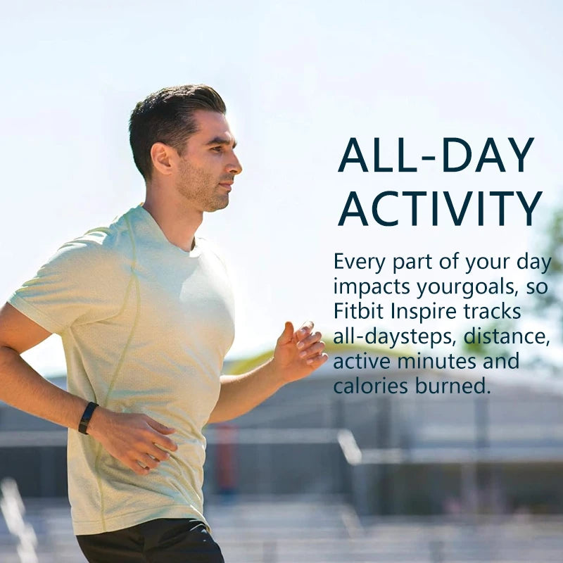 Fitbit Inspire HR Fitness Tracker – Waterproof Smart Band