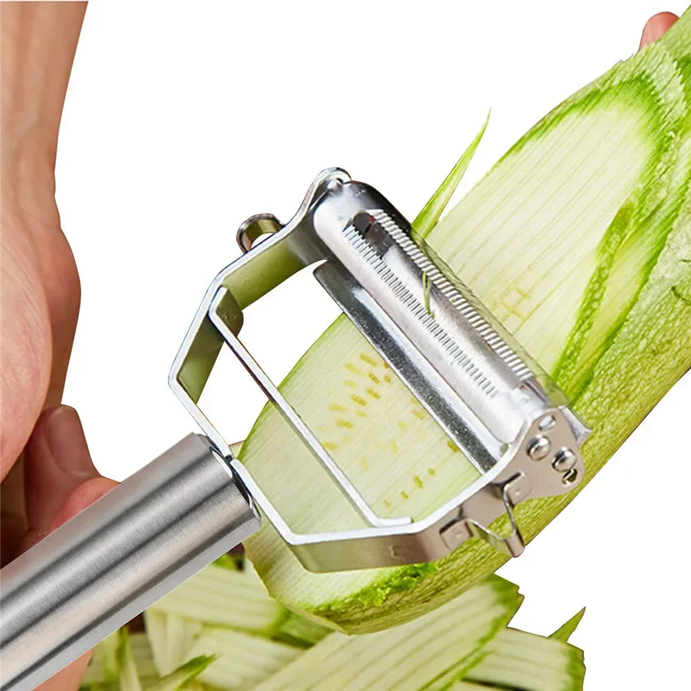 Stainless Steel Multifunction Peeler and Julienne Slicer