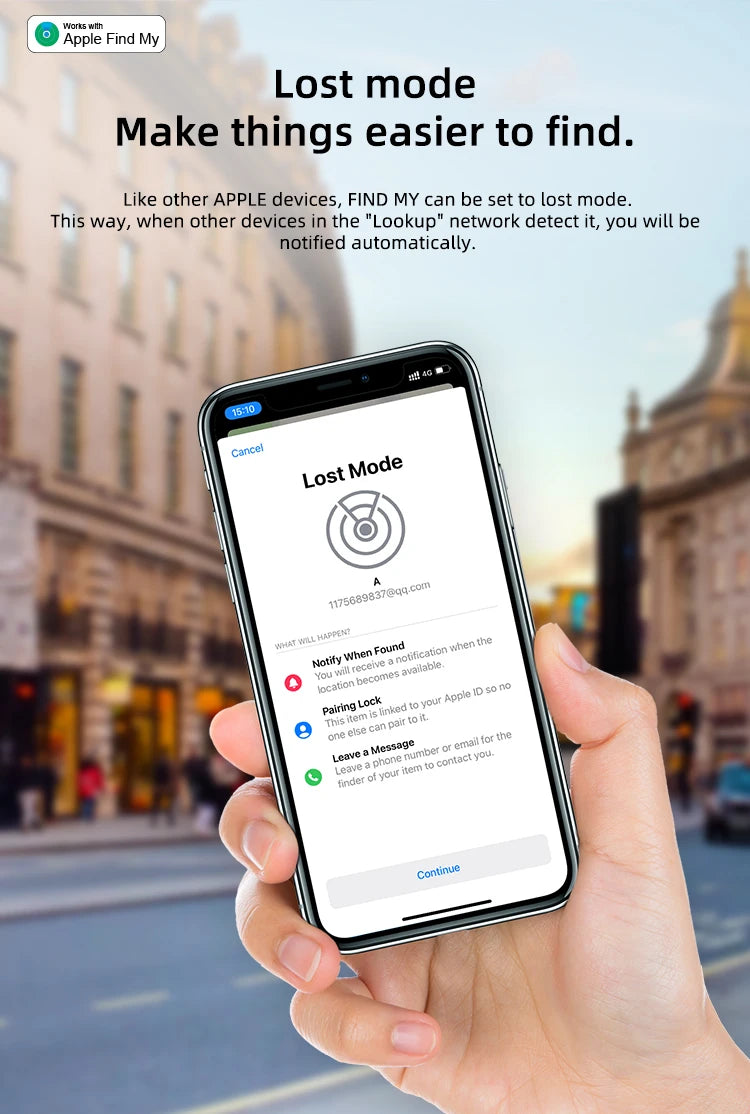 Timethinker Bluetooth GPS Tracker – Smart Anti-Lost Tag for Apple Find My